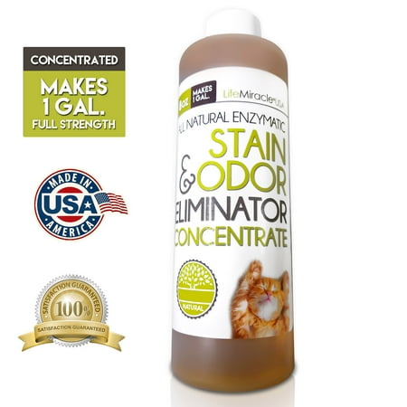 Life Miracle Natural Enzyme Cleaner 8 Oz Concentrated - Makes 1 Gallon
