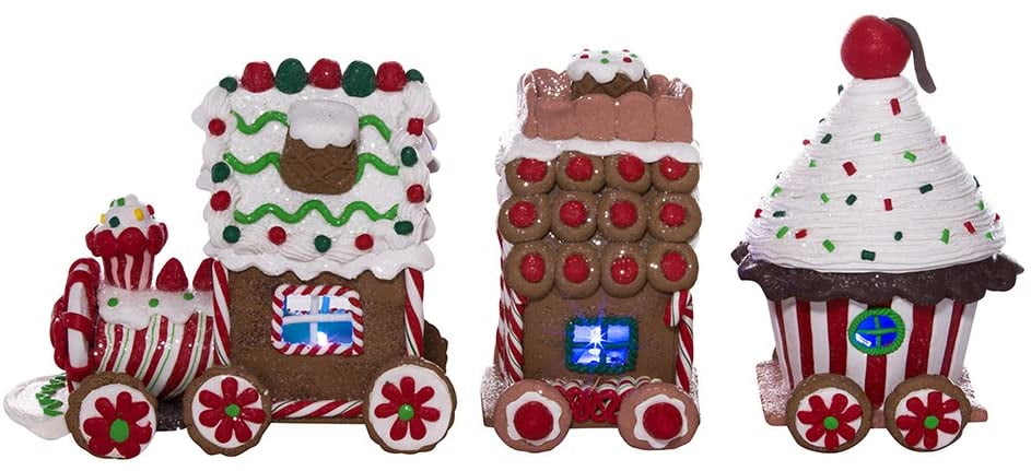 gingerbread train set