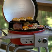 Charbroil Bistro Pro with Heat Thermometer, Warming Rack, Portable, Digital Display, Storage Rack