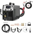 thumbnail image 2 of 5 In 1 Plasma Cutter Welders Digital Screen 220 Cut/MMA/Gas/Non-gas Mig/Lift TIG Inverter Welding Machine 1/5 Kg Wire ,Easy to Operate, 2 of 7