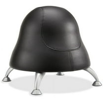 Safco Active Vinyl Upholstered Pump Ball Office Chair in Black