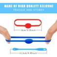 thumbnail image 2 of Cup Markers for Drinks, 24Pcs Silicone Drink Marker Bands Bottle Strip Tag for Bar Party Martinis Cocktail Champagne Stem Glasses, 2 of 3