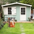 thumbnail image 6 of Halloween Garden Flags Buffalo Check Plaid Ghost Pumpkin Fall Flags Halloween Yard Art Festive Scary Outdoor Decorations 12"x18", 6 of 7