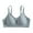 Blue, variant on ,Women's Wireless Plunge Sheer Gathering Bras Lace Wireless Push up Bra Seamless Full Coverage Adjustable Strap Bralettes Black S