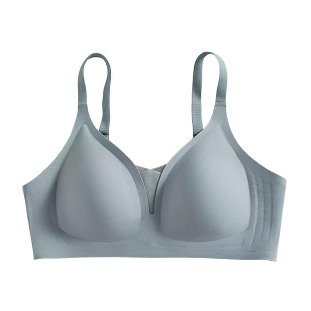 Brasier Sujetador Deportivo Push-up Fino de Verano para Mujer, Cómodo y sin Costuras, con Copas Fijas Mediana