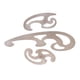thumbnail image 2 of Regla de plantilla de curva francesa BLESIY 3 accesorios, 2 of 8