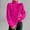 Hot Pink, variant on jjayotai Womens Sweater Clearance Fashion Womens Turtleneck-Neck Sweater Long Sleeve Pullover Casual Plus Size Tops