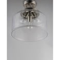 thumbnail image 2 of 12271CDSN Maxim Lighting Acadia - 3 Light Semi-Flush Mount-Satin Nickel Finish, 2 of 5