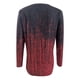 thumbnail image 5 of ICHUANYI Clearance Women Casual Printing Long Sleeve Buttons Slim Blouse T-shirt Tops(Wine, XL) ICHUANYI WER2023080804661, 5 of 5