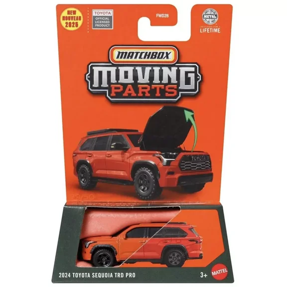 Matchbox 2024 Toyota Sequoia TRD Pro Moving Parts New 2025