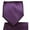 Dark Purple, variant on Mens Solid Color Formal Wedding Casual Necktie and Pocket Square Handkerchief Set For Suit or Tuxedo Black