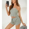 thumbnail image 2 of Richie House Women Pajamas Set Cami Crop Sleepwear Sexy Lingerie PJS Set Lounge RHW2924-B-L, 2 of 7