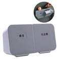 thumbnail image 3 of Caja de Almacenamiento de Bastoncillos de de Montaje en Pared de Plástico Bastoncillos de Caja Organizadora Multiusos Almacen blanco perfecl Almacenamiento de hisopos de algodón, 3 of 7