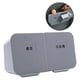 thumbnail image 3 of Caja de almacenamiento de hisopos de algodón para montaje en pared, discos de algodón, discos de maquillaje, contenedor de cosméticos Gris blanco, 3 of 7