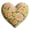 B, variant on B Heart Shape Floral Throw Pillow, Soft Fabric Decorative Cushion With Multiple Patterns, For Couch Bed Living Room Decor And Comfortable Seating