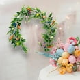thumbnail image 6 of S SERENABLE Easter Garland Artificial Easter Egg Garland Seasonal Decoration with Butterflies Spring Garland Greenery Garland for Holiday B, 6 of 8
