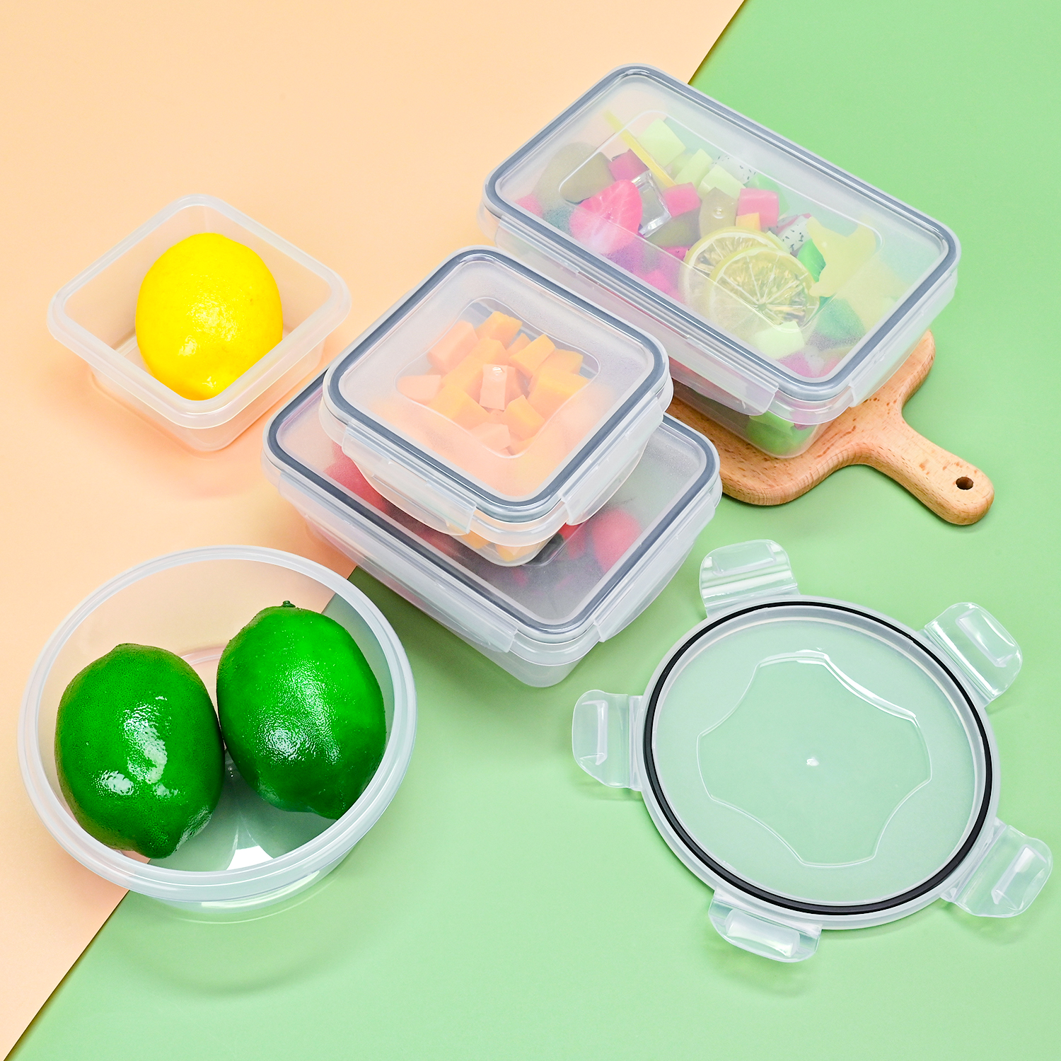 TINANA 52-Piece Food Storage Container Set with Labels photo 6