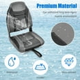 thumbnail image 4 of Costway 2 Pack High Back Folding Boat Seats with Sponge Cushion & Flexible Hinges, 4 of 9