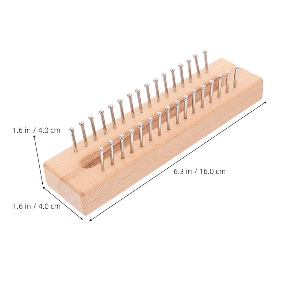 1 Set Knitting Loom Accessories Wooden Scarf Loom Woolen Weaving Kit Crochet Hook  for DIY