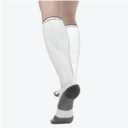 Copper Fit Energy Compression Socks, White, L/XL, Unisex