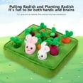 thumbnail image 6 of Viflosae Plush Toys Christmas Gift Baskets for Families Carrot Toy Carrot Pulling Toy Pet Chewable Toys Interactive Carrot Filling Toy Interactive Snuffle Mat Vegetable Field Vegetarian Toy, 6 of 9