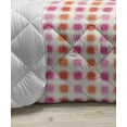 thumbnail image 3 of Floral Down Alternative Comforter, Print of Repetitive Charcoal Look Flowers Sketch on Plain Background, Microfiber Quilt for All Season, 5 Sizes, Charcoal Grey and White, by Ambesonne, 3 of 3