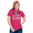 thumbnail image 4 of Girls Can Change World Feminism Equal Women's Graphic T Shirt Tees Brisco Brands S, 4 of 6