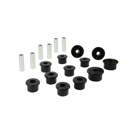 - Spring - eye front/rear and shackle bushing