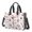 Cat and Heart White Pattern, variant on Cat and Heart White Pattern Canvas Messenger Tote Bag, Teacher Tote with Multi Pockets & Removable Strap, Magnetic Closure Gifts for Work Travel Shopping