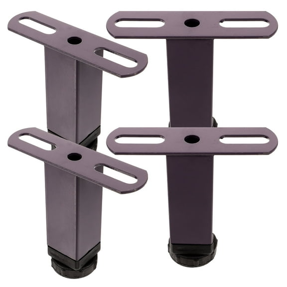 DRAFIDEEP 4Pcs Bed Frame Accessory Adjustable Support Legs Purple Iron For Bedroom Use Stability And Load Bearing