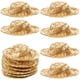 thumbnail image 1 of 12 unids Pequeños sombreros de paja tejidos apoyos decorativos pequeños sombreros de paja, 1 of 6