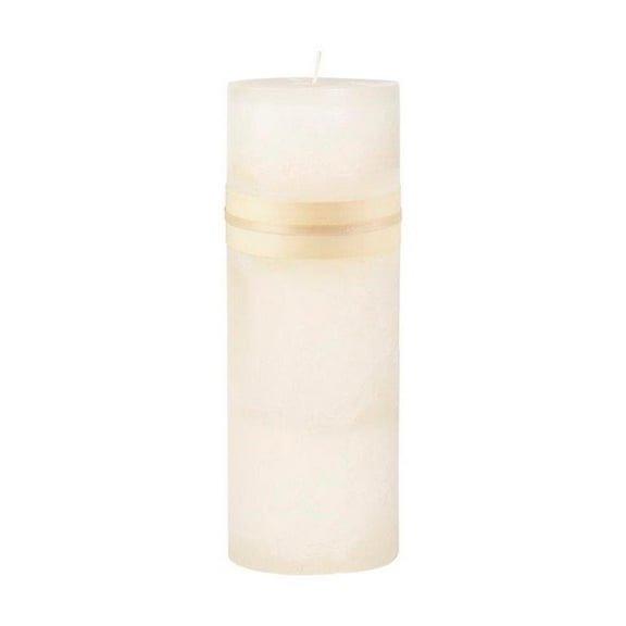 Whitehurst Cylindrical Accent Pillar Candle - 9" - Cream