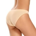 thumbnail image 4 of Gibobby Ropa interior para mujer de encaje Ropa interior de Bikini para mujer, bragas transpirables sin para mujer, bragas elásticas, ropa interior(Gris,Talla única), 4 of 5