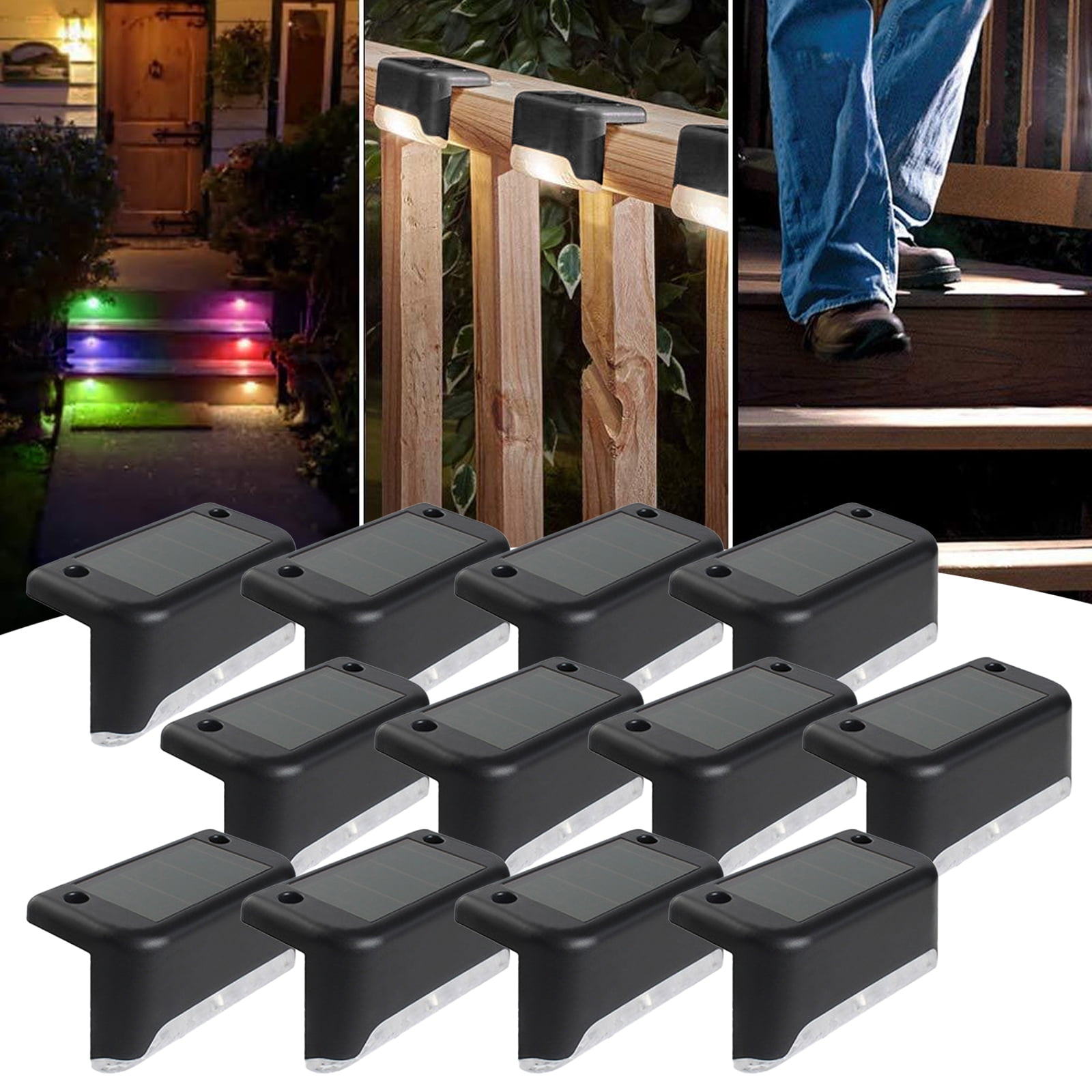 Solarera Solar Deck Lights Fence Post Solar Lights for Patio Pool