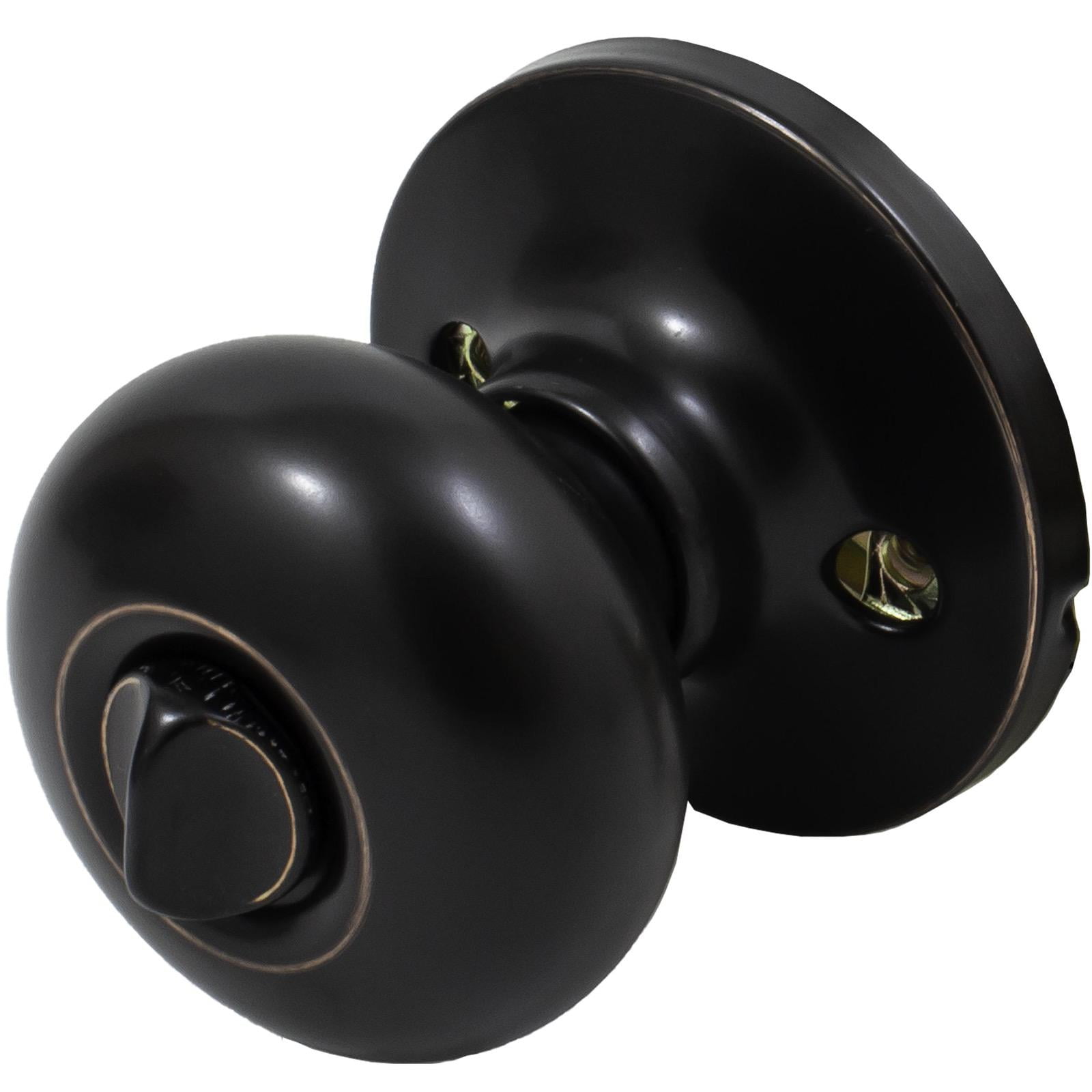 Highland Door Knob, Entry Latch, KW Keyway, Vintage Bronze by Stone Harbor Hardware