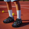 thumbnail image 7 of Uourmeti Kids Shoes Size 4 Halloween Boys Girls Sneakers Breathable Rainbow Bat Cobweb Mushroom Athletic Running Sneakers Slip on School Causal Daily Shoes, 7 of 7