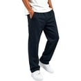 thumbnail image 2 of asjyhkr Girls Boys Baggy Sweatpants Lightweight Outdoor Running Casual Soft Youth Daily Activewear Trousers for Kids(9-10 Years,Navy), 2 of 6
