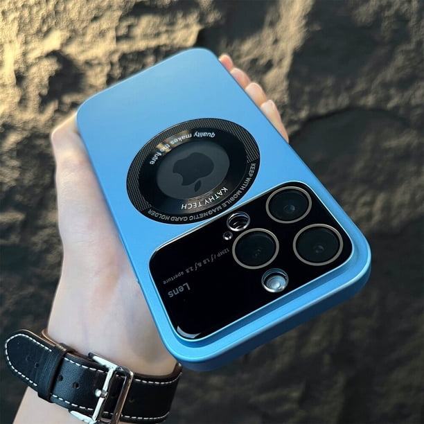 Funda magnética para iPhone 14 Pro Magsafe, carcasa de lujo delgada mate, ultrafina, dura, a prueba de golpes, para iPhone 12, 13, 14 Pro Max, 14Plus Fivean unisex