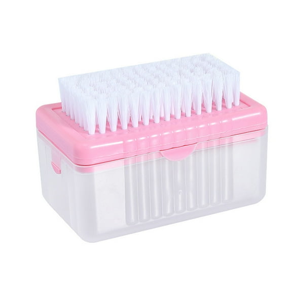 Injueey Caja de espuma para baño, antideslizante, caja de drenaje para limpieza de ropa, contenedor de plástico multifuncional para encimera Suministros de limpieza para el hogar Rosado Injueey HA063621-03