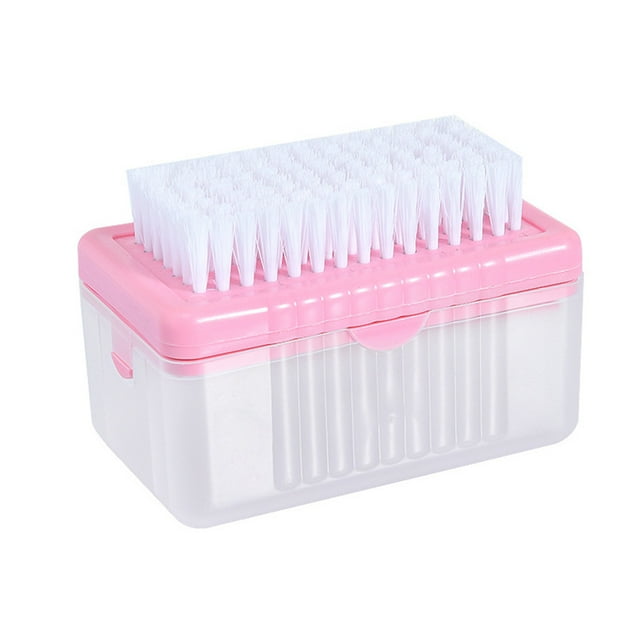 Injueey Caja de espuma para baño, antideslizante, caja de drenaje para limpieza de ropa, contenedor de plástico multifuncional para encimera Suministros de limpieza para el hogar Rosado Injueey HA063621-03