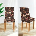 thumbnail image 3 of Yayeee 2 Pack Dining Chair Covers Stretch Parson Chairs Slipcovers Seat Protector, Sweet Cakes, 3 of 6