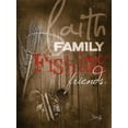 thumbnail image 2 of Rae, Marla 25x32 Black Ornate Wood Framed with Double Matting Museum Art Print Titled - Faith Family Fishing, 2 of 4