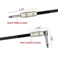 thumbnail image 3 of Cable de Instrumento Kirlin Negro Enchufe Recto a Ángulo Recto 10 Pies PVC, 3 of 6