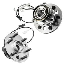Detroit Axle - 4WD Front Wheel Bearing Hubs for Chevy GMC K1500 K2500 Suburban Chevrolet Tahoe Yukon Cadillac Escalade, Replacement Wheel Bearing & Hubs Assembly Set, Pair Hubs