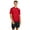 Red, variant on Men's S/S UPF 50+ Comfort Fit II Rash Guard, Crew Neck, Short Sleeve, Athletic (Men’s)