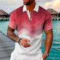 thumbnail image 3 of Cameland Tenue d'Été pour Hommes Chemise de Mode Décontractée à Manches Courtes Col Rabattu Blouse et Chemise, 3 of 5