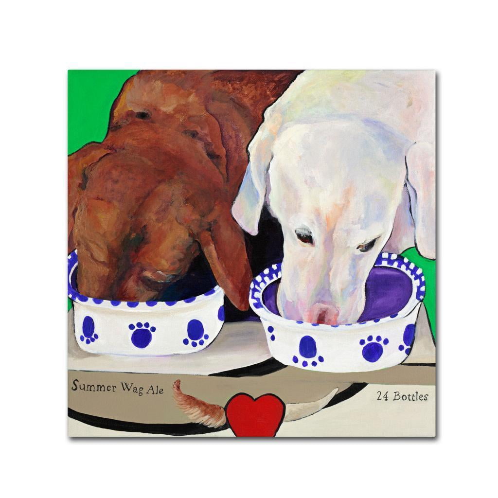 Trademark Fine Art "Summer Wag Ale" Canvas Art by Pat Saunders