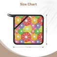 2 PCS Pot Holders for Kitchen colorful Lemon Silicone Pot Holders