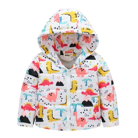 

SUWHWEA Toddler Kids Baby Grils Boy Winter Outdoor Thick Warm Coat Hooded Windproof Coat in season Fall savings on Clearance