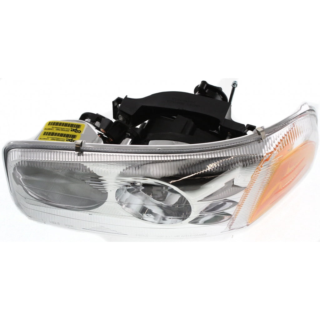 For GMC Sierra 1500 Classic 2007 Headlight Assembly Driver Side | w/ Denali | CAPA | Replacement For GM2502214, GM2502214C | 15125237, 15150995